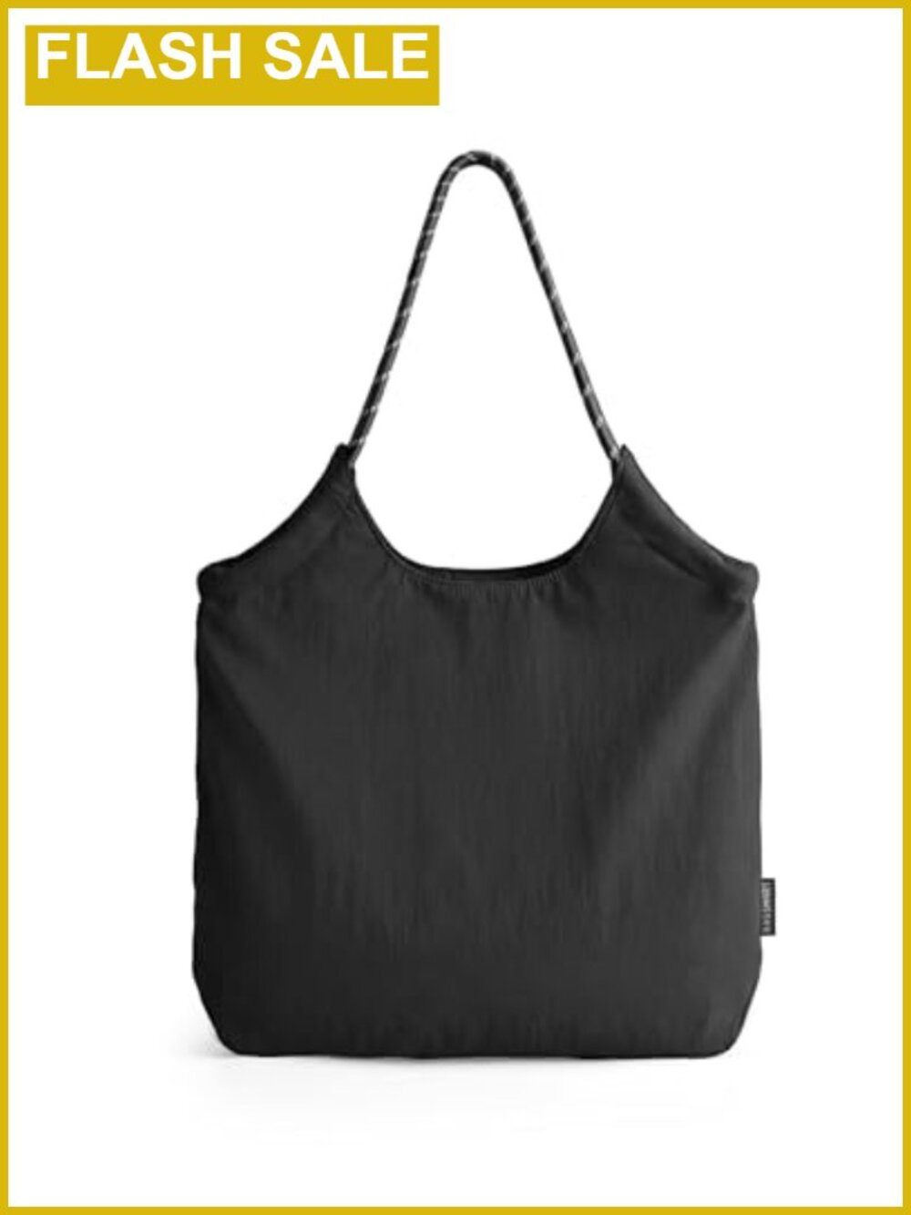 Polyester Tote Bag Zippered Travel Gym Beach Shoulder Bag